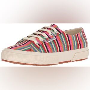 Superga Multicolor Striped Sneakers